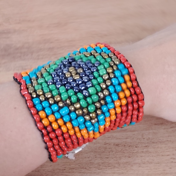 Boho Beaded Multi Color Bracelet
